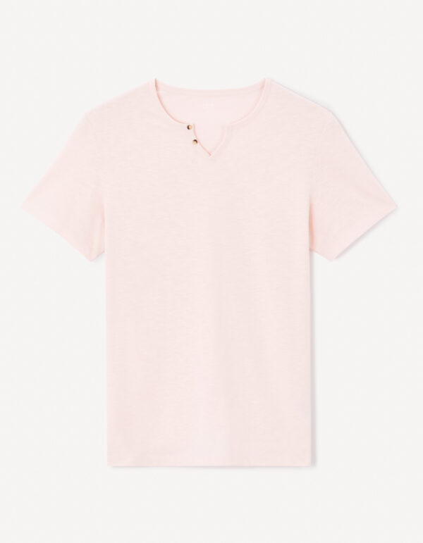 Celio Cotton T-shirt Jenecko - Men's