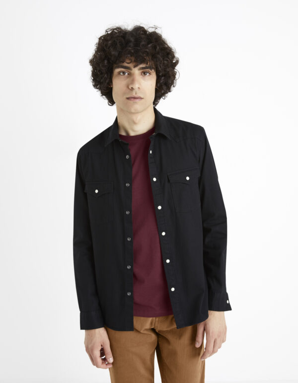 Celio Denim Shirt Modern Fit Cadenlo - Men