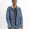 Celio Denim Shirt With Caoris Hood - Men