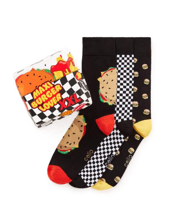 Celio Gift set of Burger socks