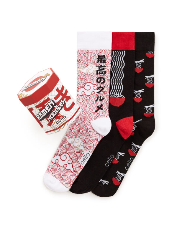 Celio Gift set of Ramen socks