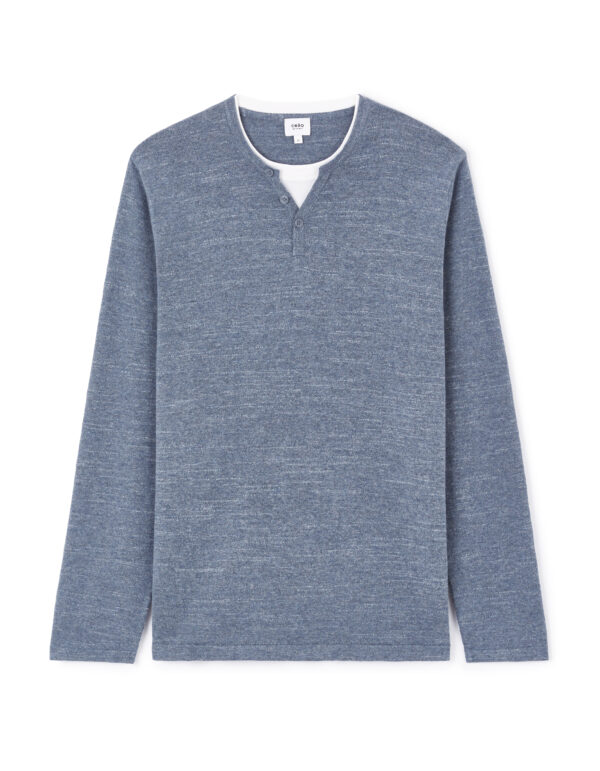 Celio Henley Gelano Sweater - Men's