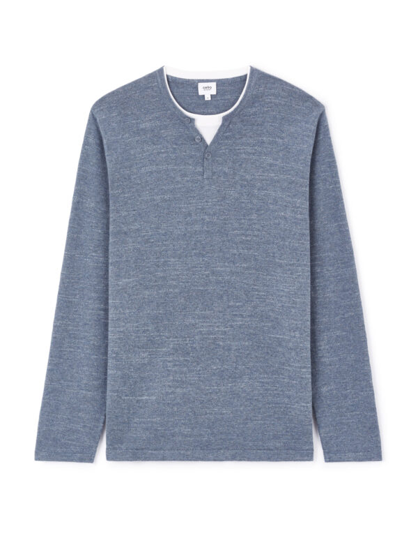 Celio Henley Gelano Sweater - Men's