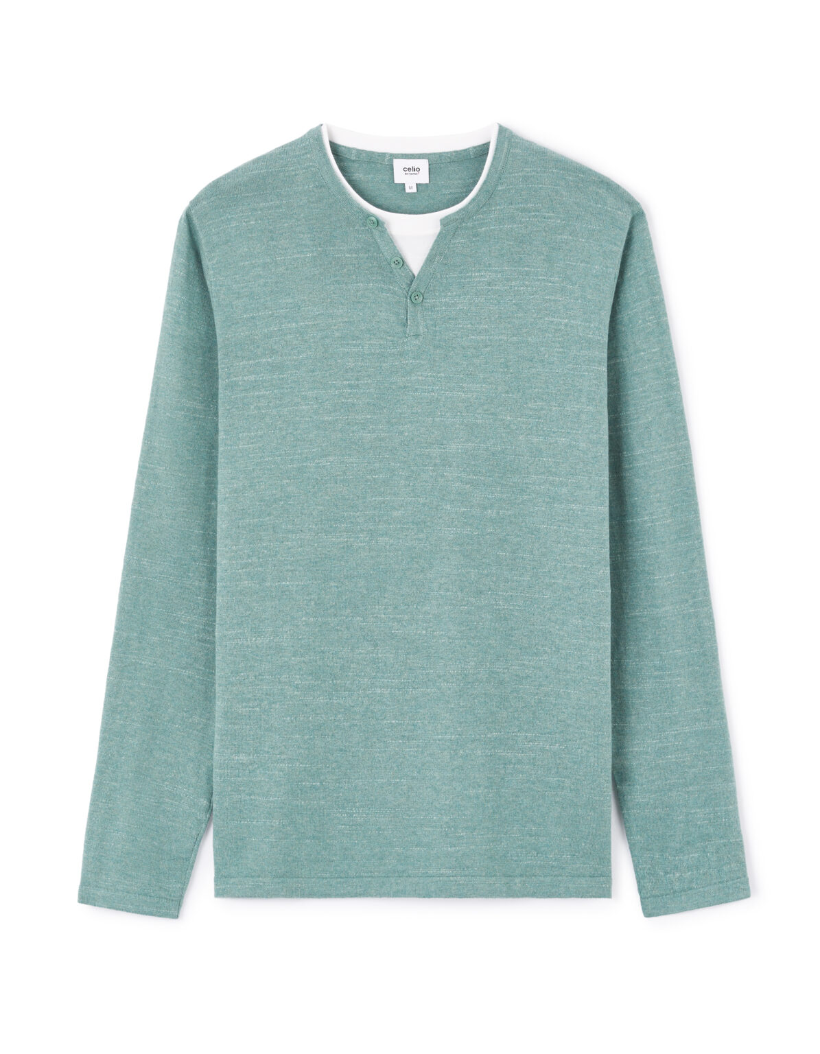 Celio Henley Gelano Sweater - Men's