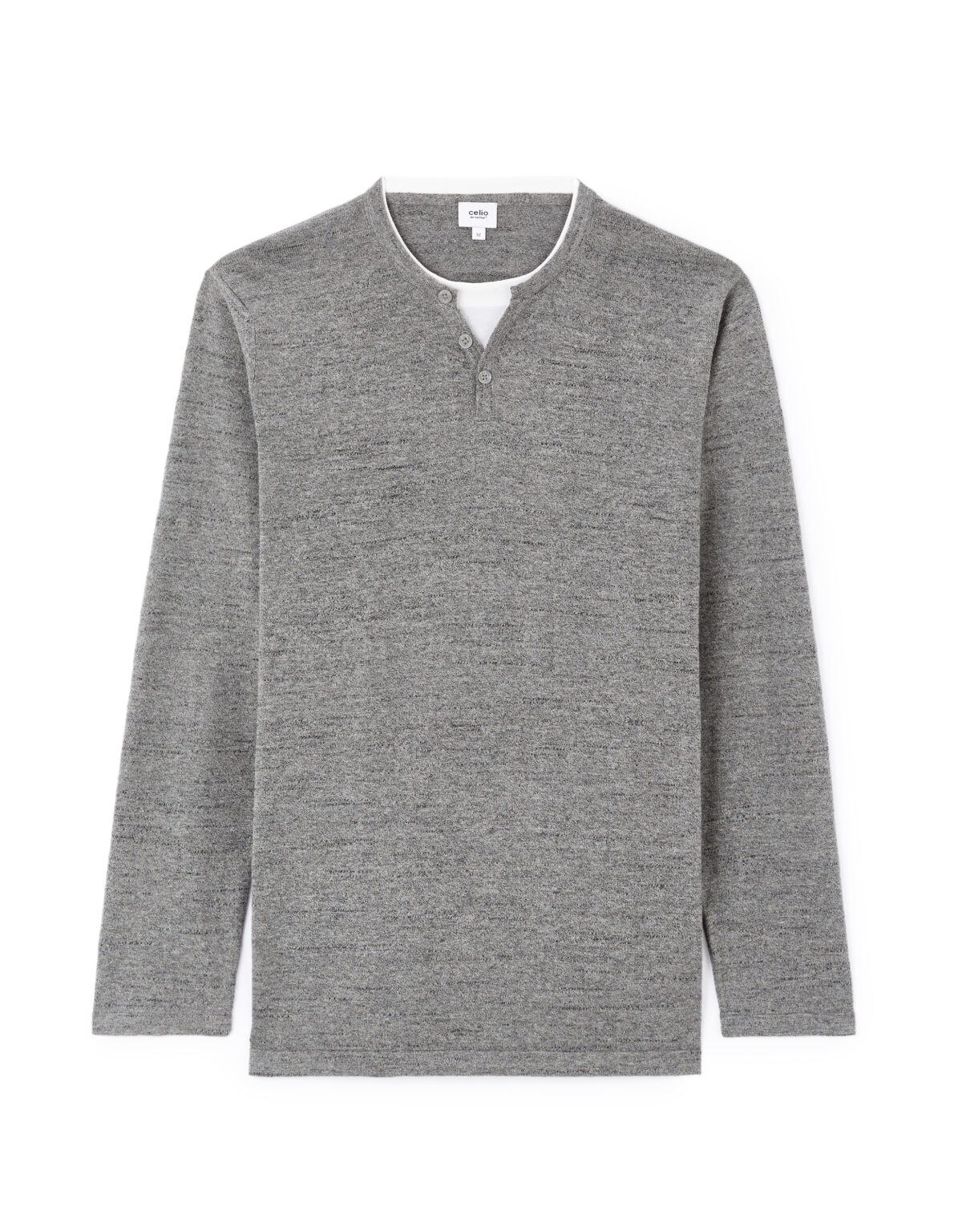Celio Henley Gelano Sweater - Men's