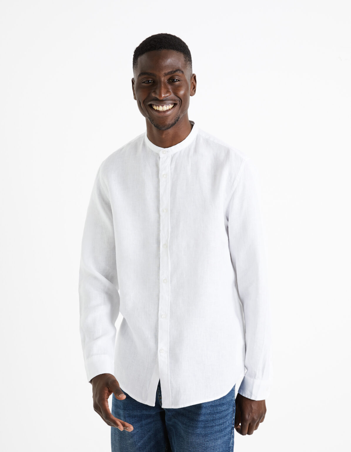 Celio Linen Shirt Damaolin - Mens