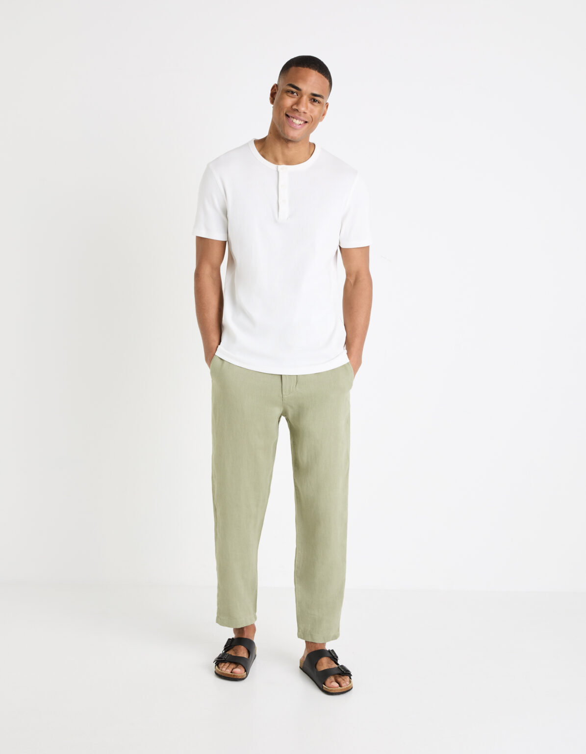 Celio Linen Trousers Dolinus - Men's