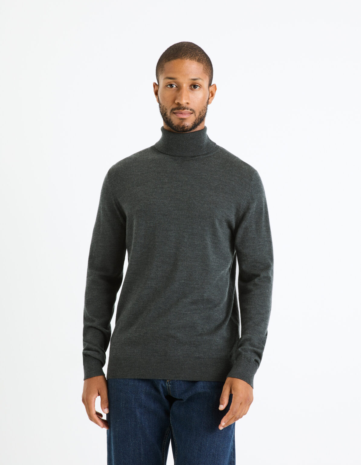 Celio Menos Turtleneck Merino Sweater - Men's