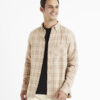Celio Plaid Flannel Shirt Canewto - Men