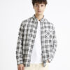 Celio Plaid Flannel Shirt Canewto - Men