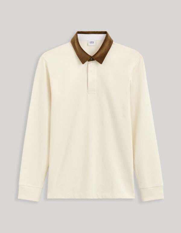 Celio Polo T-shirt Ceroy velvet collar - Men