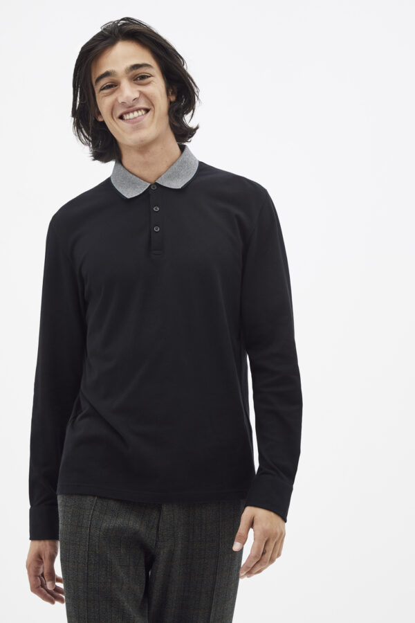 Celio Polo T-shirt Sessicoml long sleeves - Men's