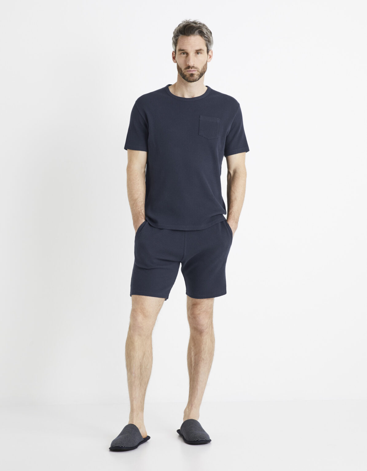 Celio Short Pajamas Digaufre - Men