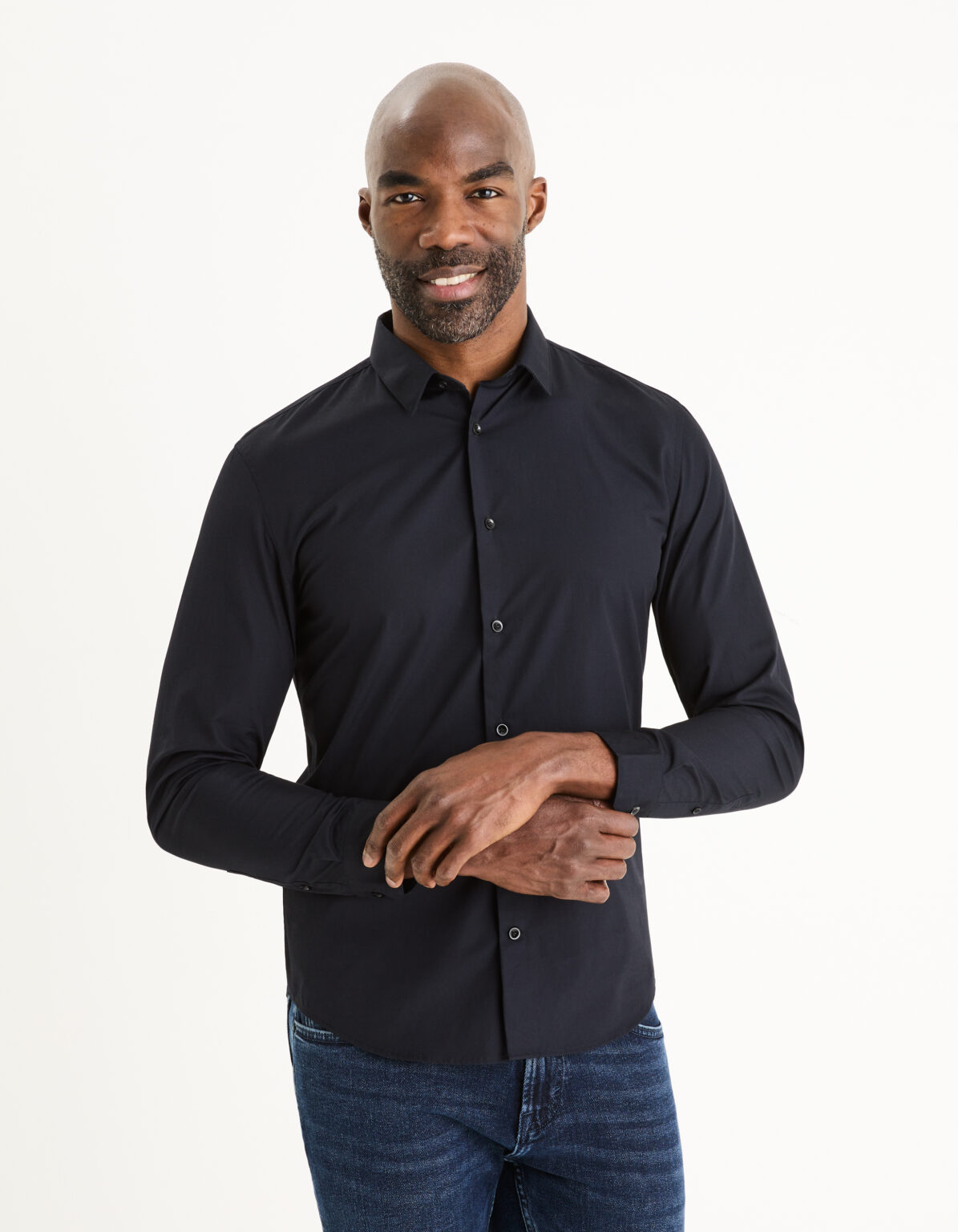 Celio Slim Shirt Rabellefr - Men's