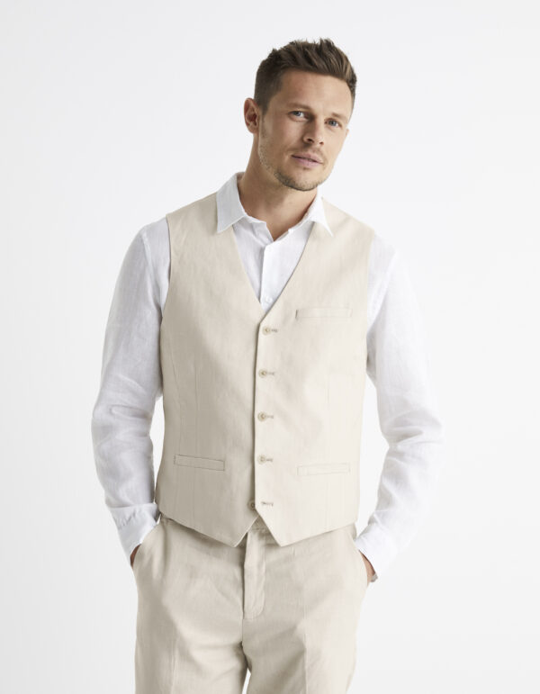 Celio Suit Vest Bugihot2 - Men's