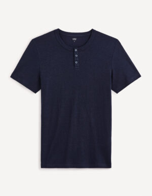 Celio T-Shirt henley Geliney - Men's