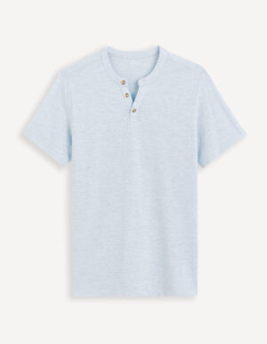 Celio T-shirt henley Cegeti - Men's
