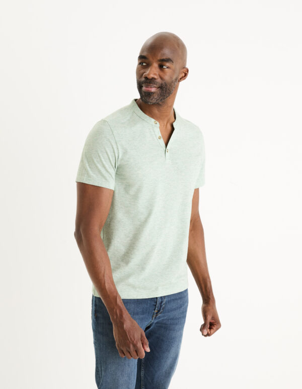 Celio T-shirt henley Cegeti - Men's
