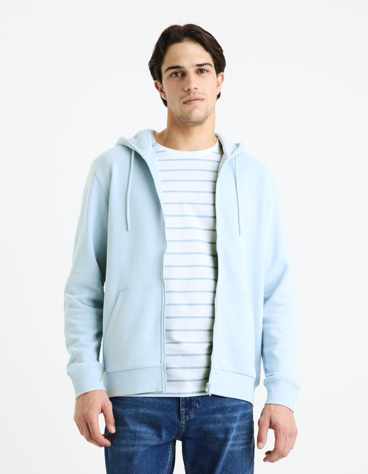 Celio Zip Up Sweatshirt Fethree - Men's