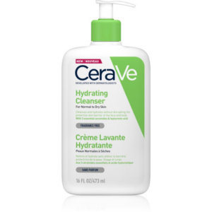 CeraVe Hydrating Cleanser tisztító emulzió hidratáló hatással 473 ml-Eredeti