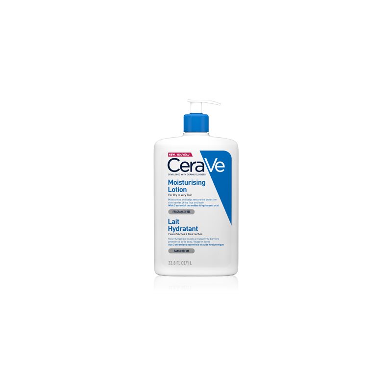 CeraVe Moisturizers Lotion hidratáló tej arcra és testre Száraz