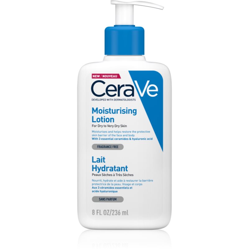 CeraVe Moisturizers Lotion hidratáló tej arcra és testre Száraz