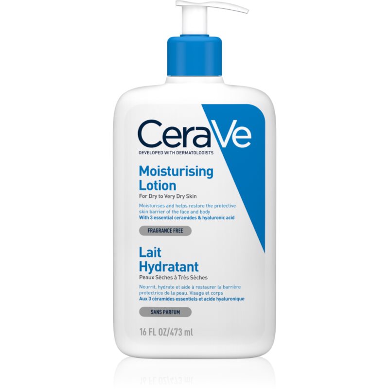 CeraVe Moisturizers Lotion hidratáló tej arcra és testre Száraz