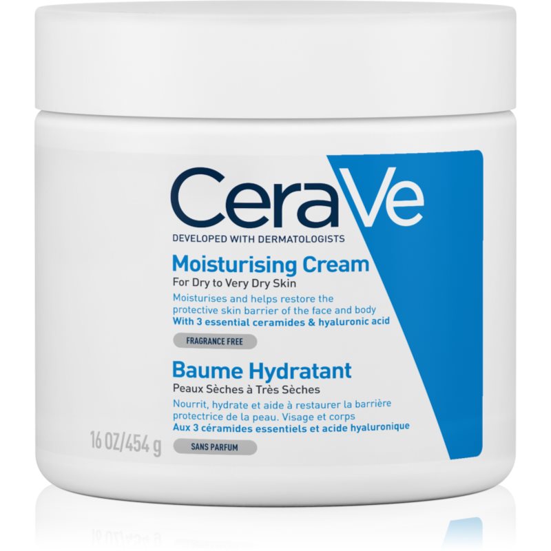 CeraVe Moisturizers hidratáló krém arcra és testre Száraz