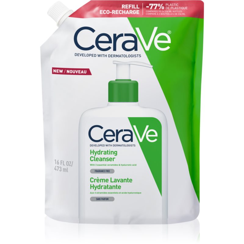 CeraVe Refill Hydrating Cleanser tisztító emulzió hidratáló hatással utántöltő 473 ml-ár