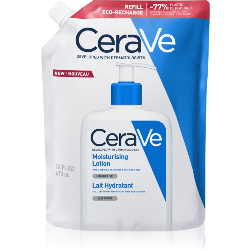 CeraVe Refill Moisturizing Lotion hidratáló tej arcra és testre Száraz