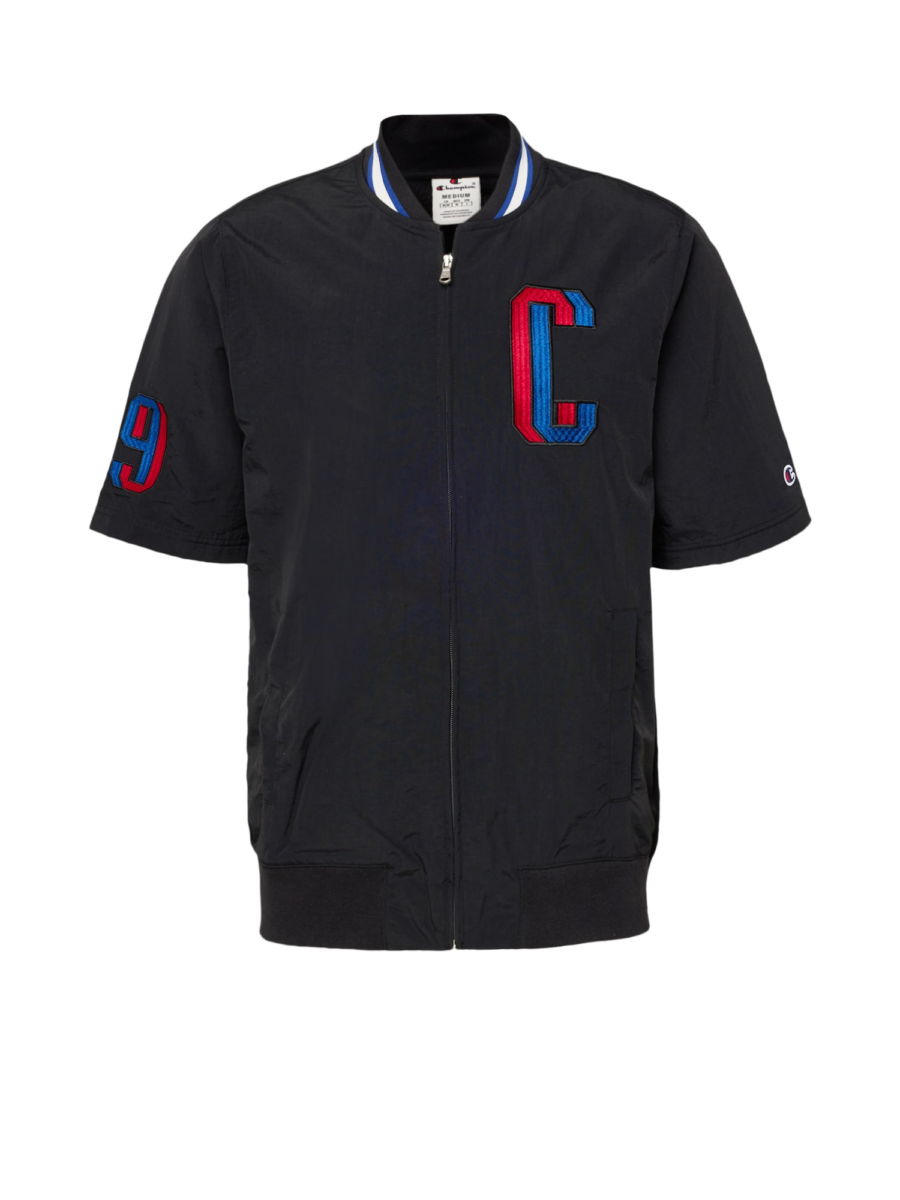Champion Authentic Athletic Apparel Átmeneti dzseki  kék / piros / fekete / fehér-Hungary