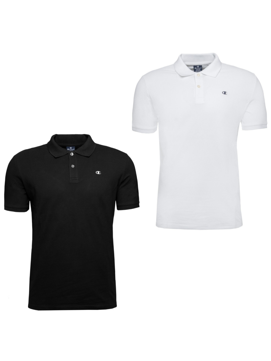 Champion Authentic Athletic Apparel Póló  fekete / fehér-Hungary