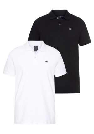 Champion Authentic Athletic Apparel Póló  fekete / fehér-hu
