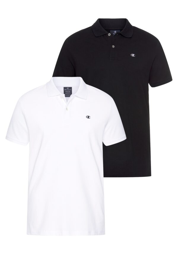 Champion Authentic Athletic Apparel Póló  fekete / fehér-hu
