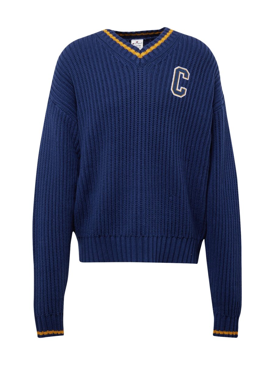Champion Authentic Athletic Apparel Pulóver  tengerészkék / világoskék / aranysárga-Ár