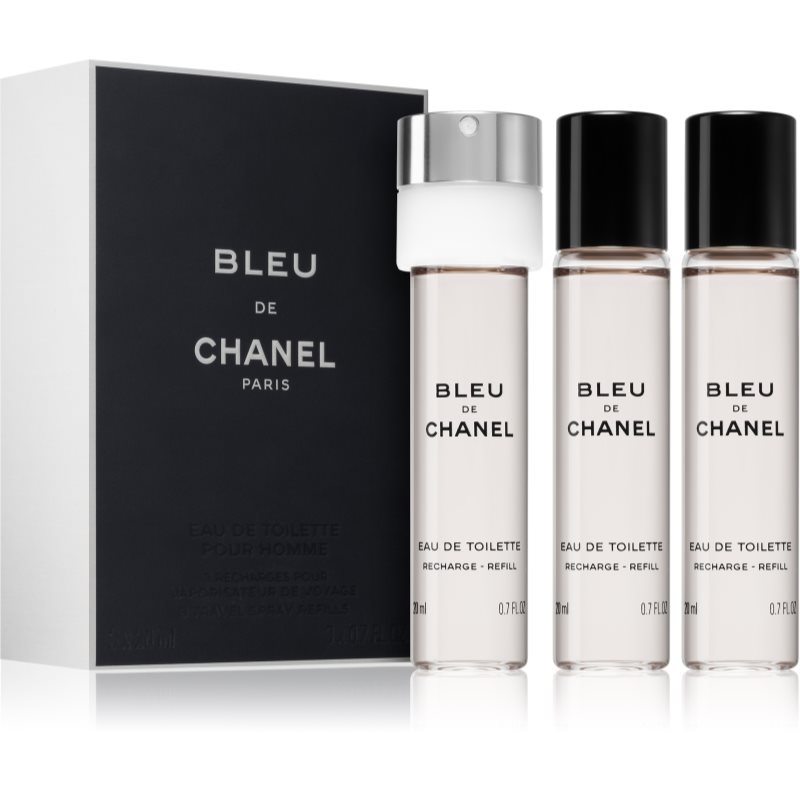 Chanel Bleu de Chanel Eau de Toilette töltelék uraknak 3x20 ml-Eredeti