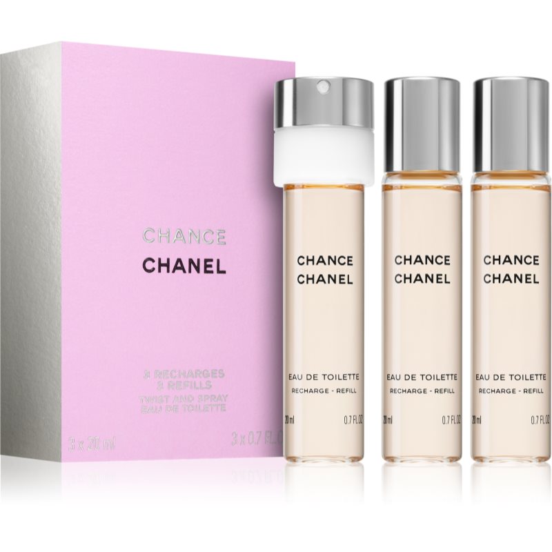 Chanel Chance Eau de Toilette hölgyeknek 3 x 20 ml-Eredeti