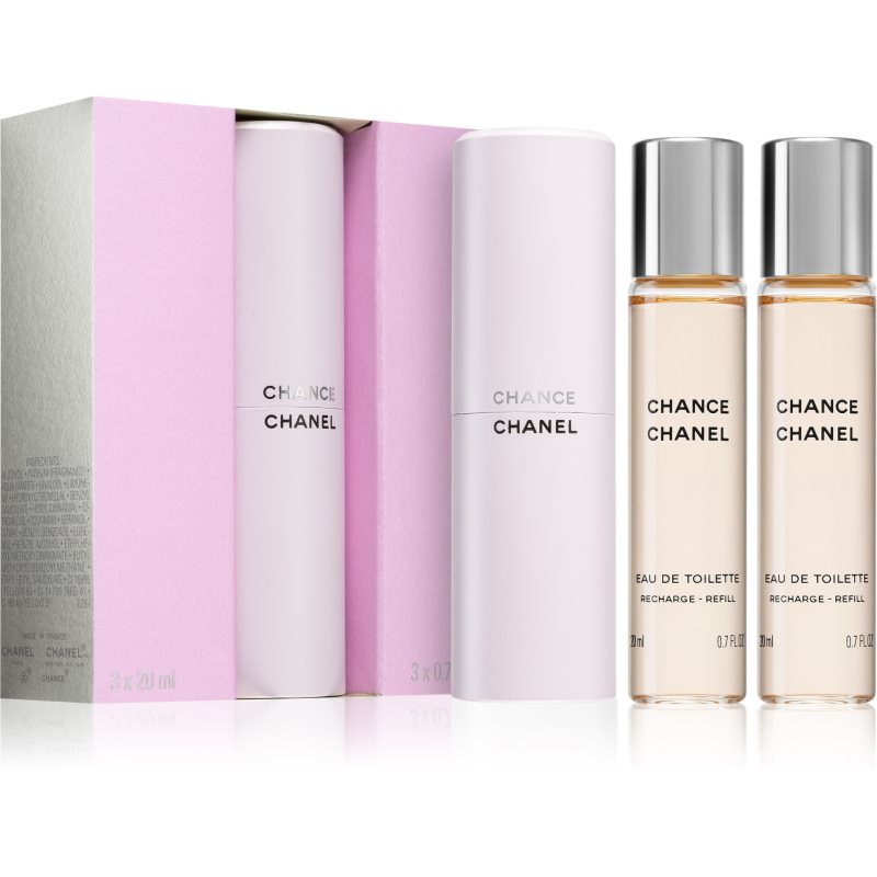 Chanel Chance Eau de Toilette hölgyeknek 3x20 ml-Eredeti
