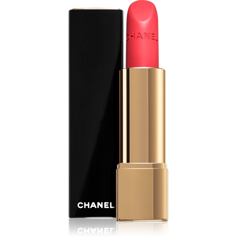 Chanel Rouge Allure Velvet bársonyos rúzs matt hatással árnyalat 43 La Favorite  3