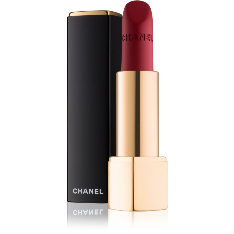 Chanel Rouge Allure Velvet bársonyos rúzs matt hatással árnyalat 58 Rouge Vie 3