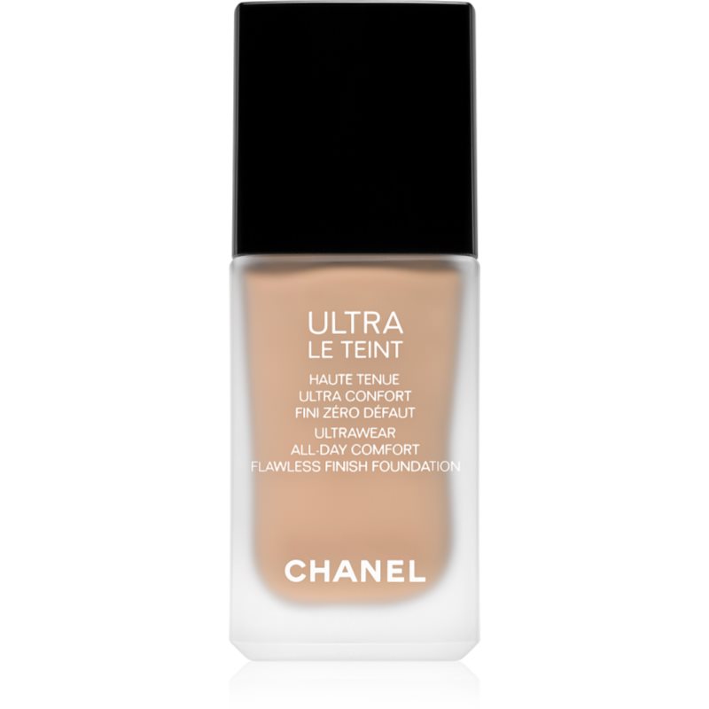 Chanel Ultra Le Teint Flawless Finish Foundation tartós matt alapozó egységesíti a bőrszín tónusait árnyalat BR42 30 ml-Ár
