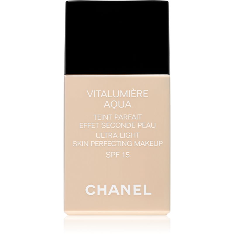 Chanel Vitalumière Aqua ultra könnyű make-up a ragyogó bőrért árnyalat 70 Beige  30 ml-Eredeti