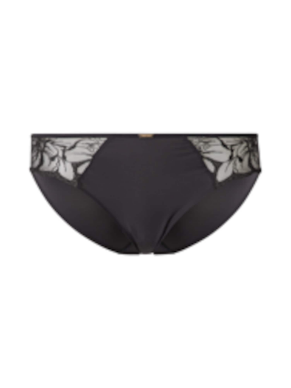 Chantelle Slip 'FLEURS'  fekete-Hungary