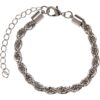 Charon Intertwine bracelet - silver color