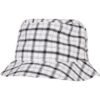 Check Bucket Hat White/Grey