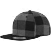 Checked Flanll Snapback blk/cha