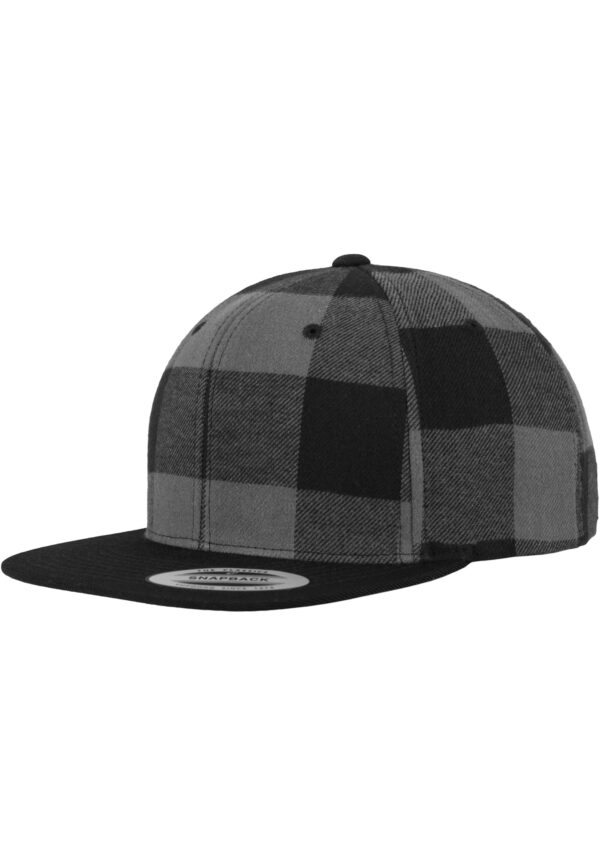 Checked Flanll Snapback blk/cha