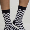 Checker Socks 2-Pack black/white