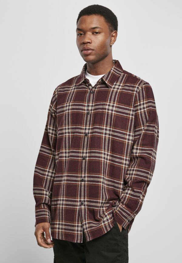 Checkered shirt Campus cherry/honey