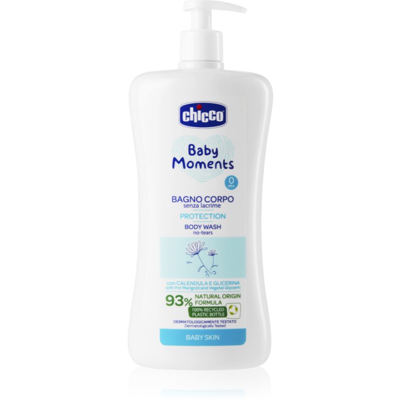 Chicco Baby Moments Protection testsampon gyermekeknek születéstől kezdődően 0 m+ 750 ml-Ár